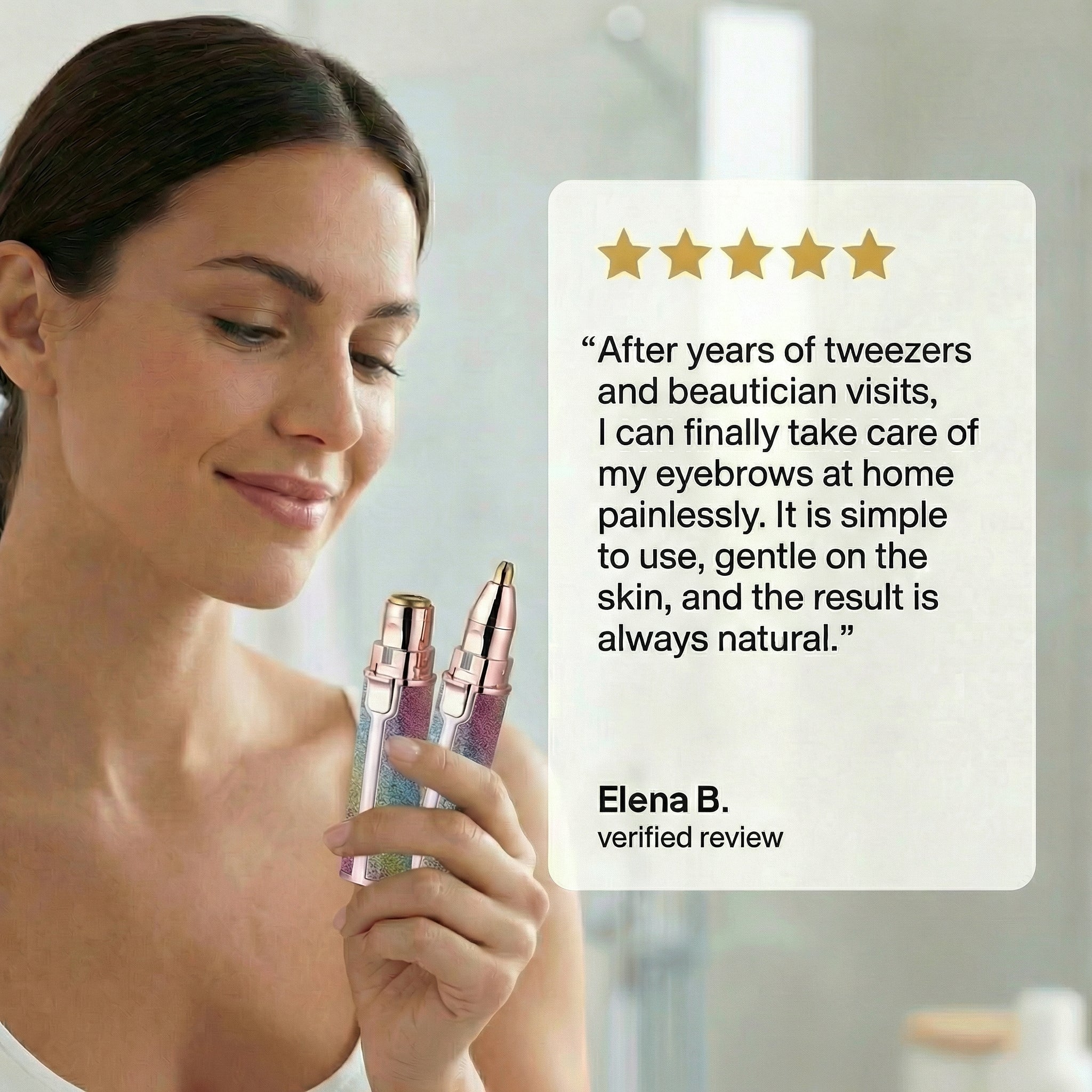 Alveora Beauty 2-in-1 for eyebrows and facial hair